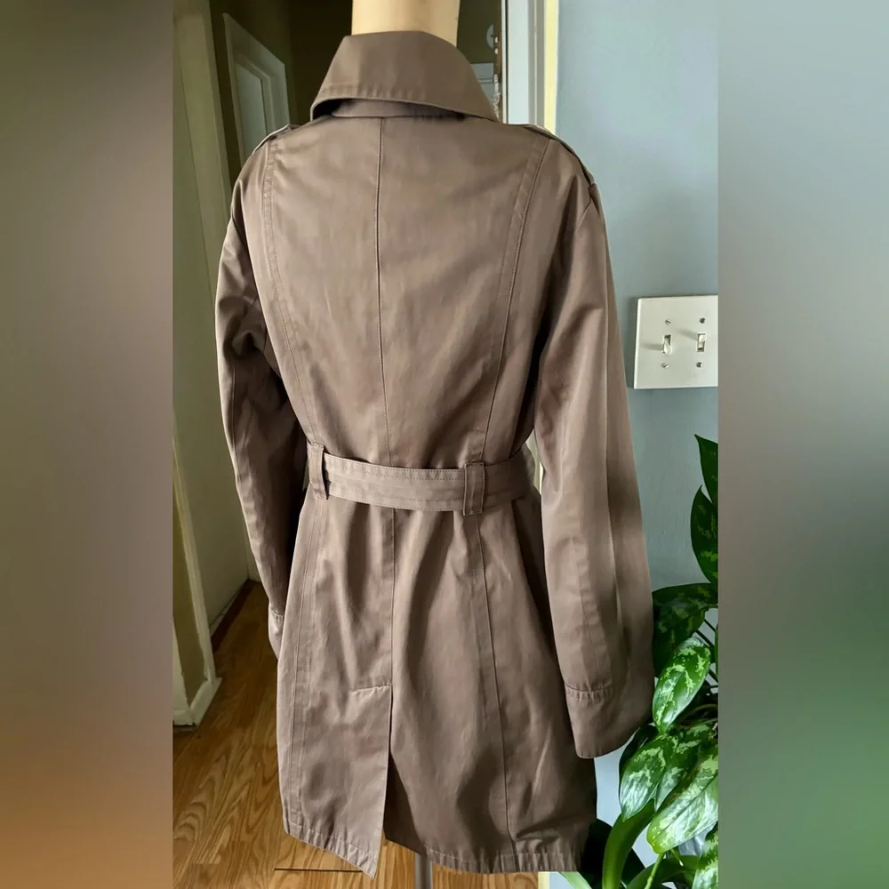 Michael Kors Double Breasted Trench Coat Women’s Small Old Money